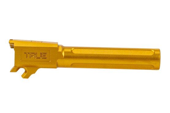 True Precision P365 XL fluted barrel gold is a drop in replacement